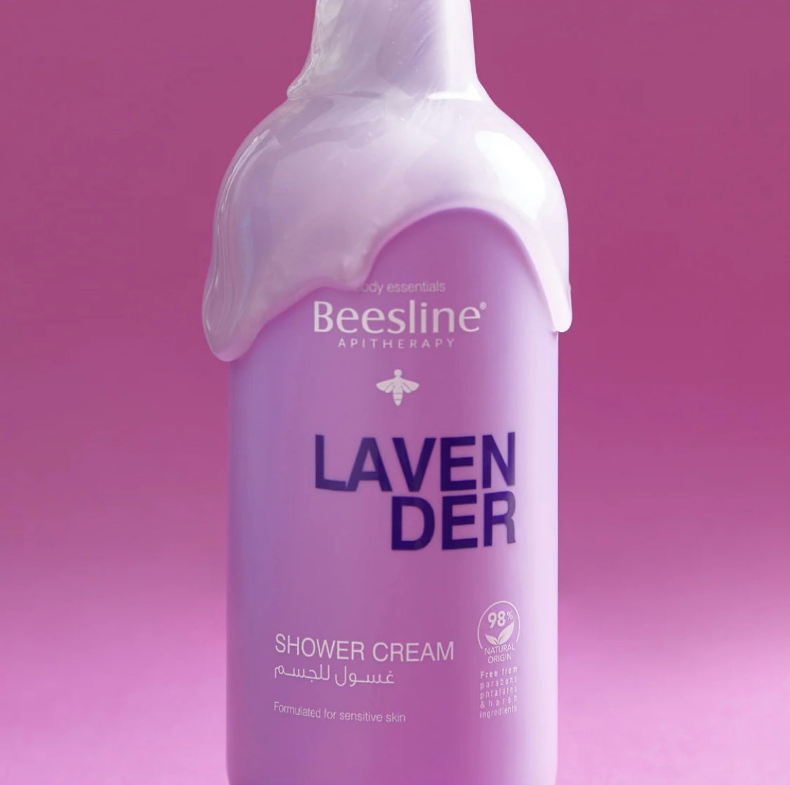 Beesline Lavender Shower Cream | Soothing & Hydrating Body Wash