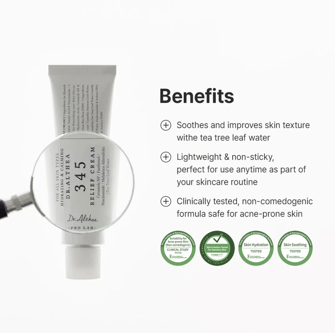 Dr. Althea 345 Relief Cream – Soothing & Regenerating Post-Acne Barrier Cream
