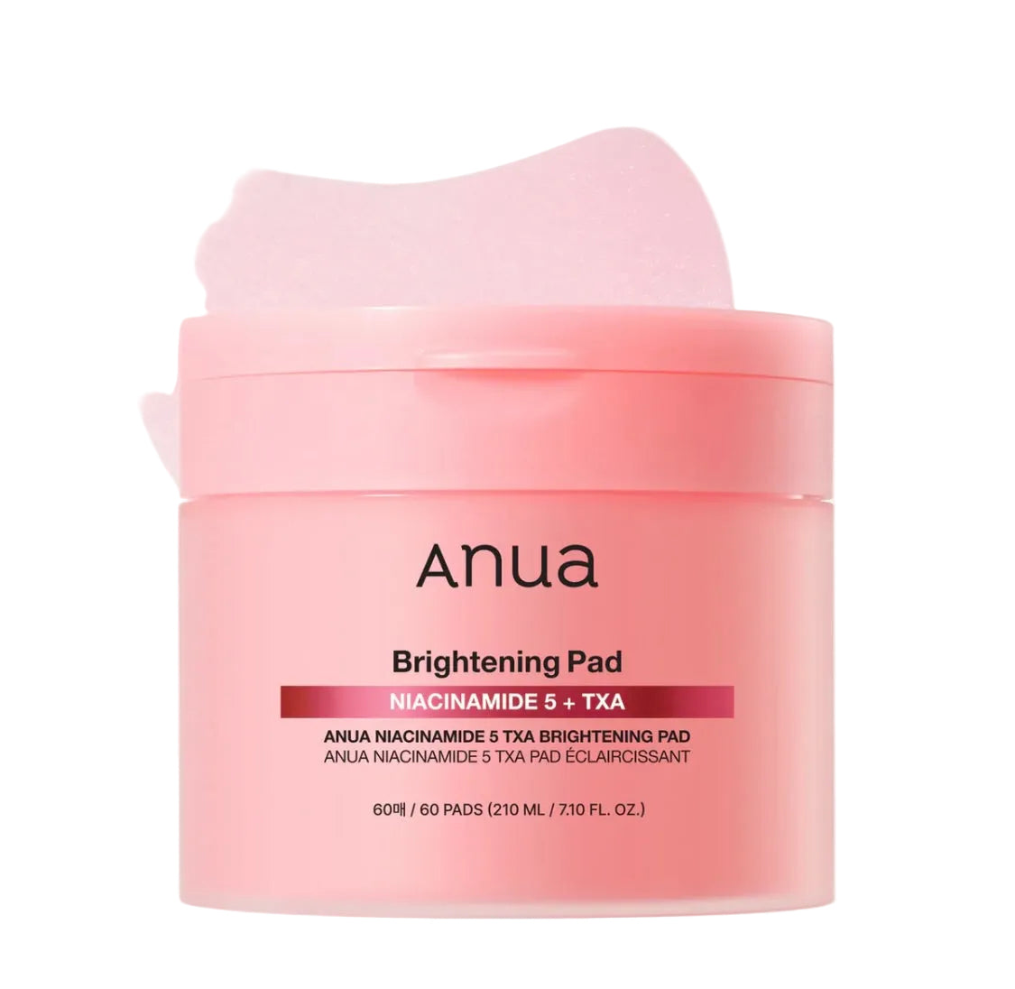Anua Niacinamide 5% + TXA Brightening Pads – Dark Spot & Tone Correcting Toner Pads