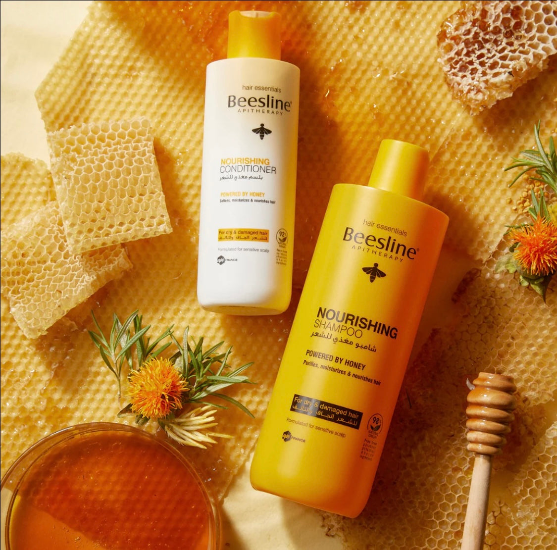 Beesline Nourishing Conditioner | Deep Hydration & Softness for Dry Hair 200ml