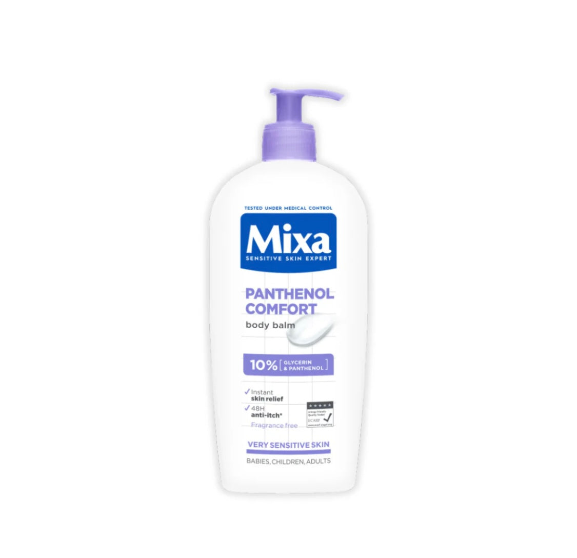Mixa Panthenol Comfort Body Balm for Dry, Atopy Prone Skin & Eczema