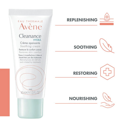 Avène Cleanance Hydra – Hydrating Moisturizer for Oily & Sensitive Skin