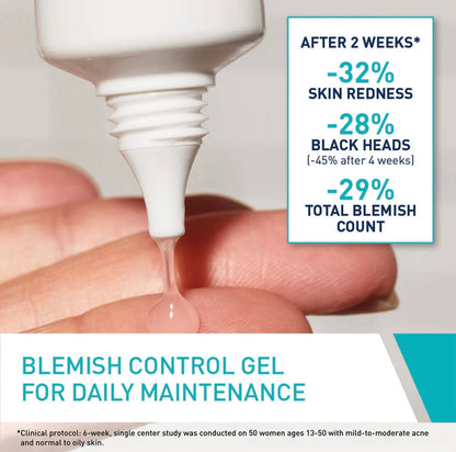CeraVe Blemish Control Gel – Daily AHA/BHA Face Treatment for Acne-Prone Skin