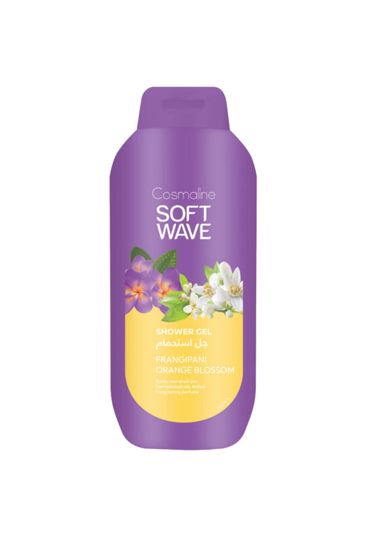 Cosmaline Soft Wave Shower Gel- Frangipani, Orange Blossom