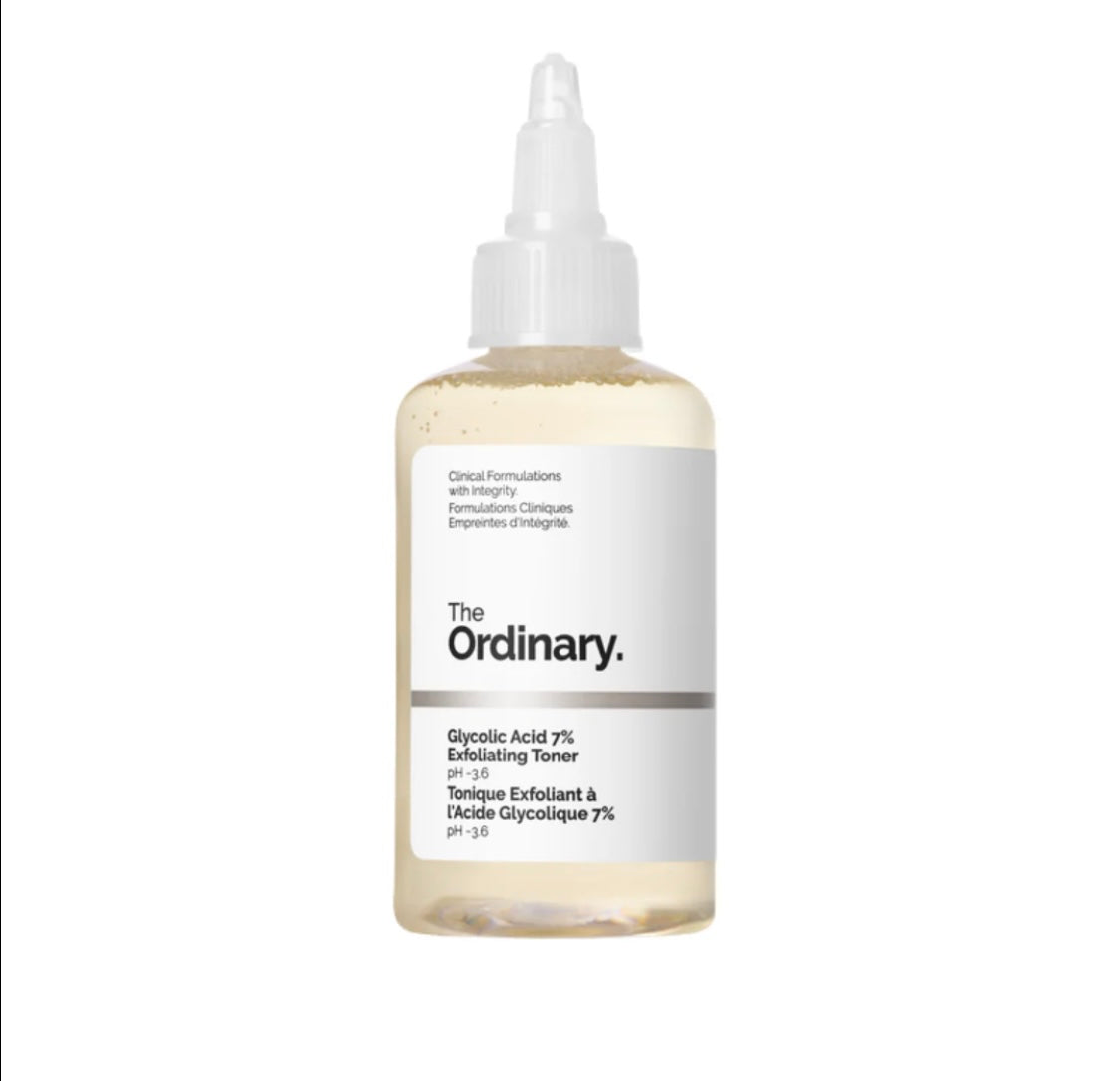 The Ordinary Glycolic Acid 7% Exfoliating Toner – Brightening & Smoothing Solution