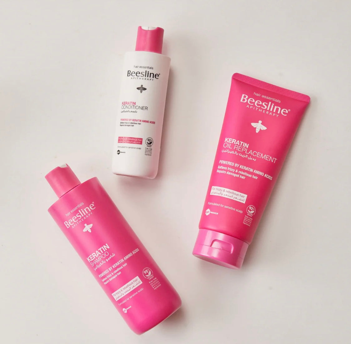 Beesline Keratin Shampoo | Repairing & Smoothing Hair Cleanser