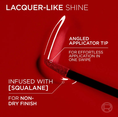 L’Oréal Paris Infallible Laque Resistance Liquid Lipstick 16H Lacquer-Like Shine Finish Longwear & Transfer Resistant 5ml