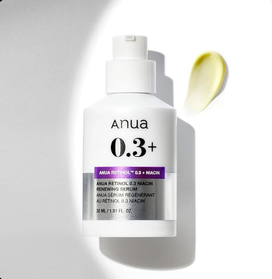 Anua 0.3% Retinol + Niacinamide Serum – Anti-Aging & Skin Smoothing Treatment