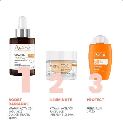 Avène Vitamin Cg Serum+ Free Hydrance Aqua Gel