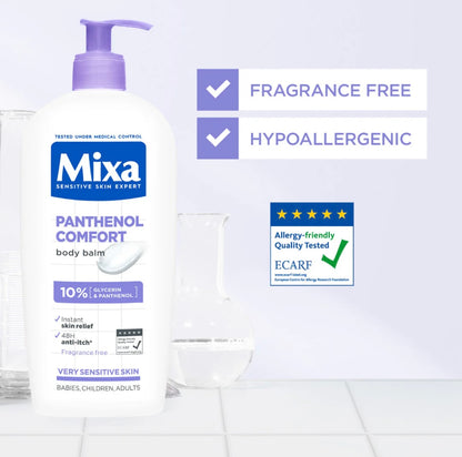 Mixa Panthenol Comfort Body Balm for Dry, Atopy Prone Skin & Eczema