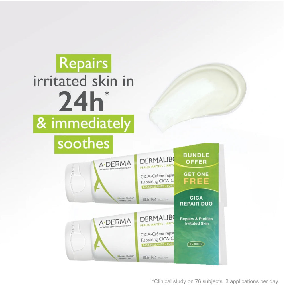 A-Derma Dermalibour+ Cica Repair Cream- Buy 1 get 1 for free