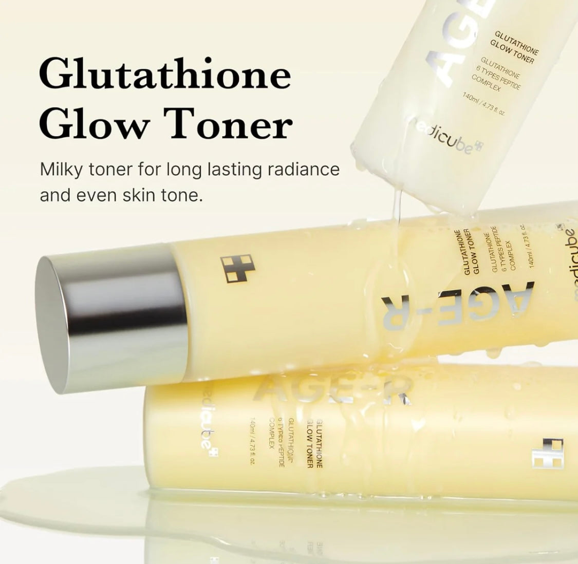 Age-R Glutathione Glow Milk Toner