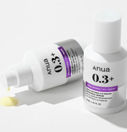 Anua 0.3% Retinol + Niacinamide Serum – Anti-Aging & Skin Smoothing Treatment