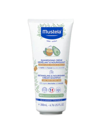 Mustela Nourishing & Detangling Shampoo 200ml – Gentle Care for Dry & Tangled Hair