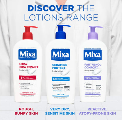 Mixa Panthenol Comfort Body Balm for Dry, Atopy Prone Skin & Eczema