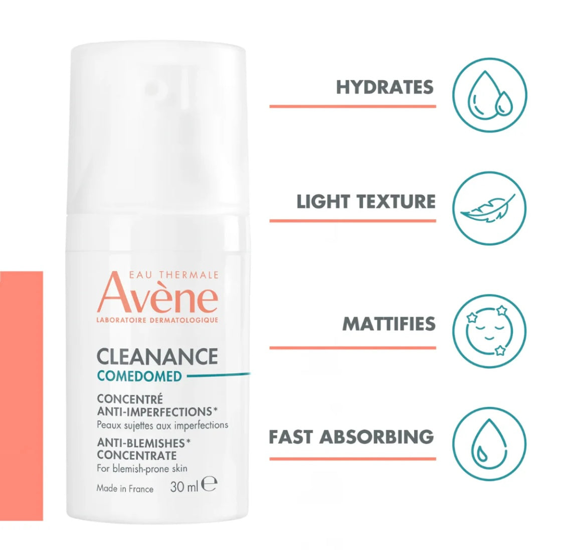 Avène Cleanance Comedomed Anti-Imperfections Concentrate – Acne & Blackhead Treatment
30ml