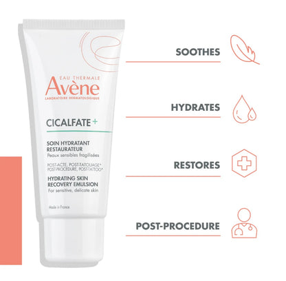 Avène Cicalfate Hydrating Repairing Emulsion – Repairing Moisturizer for Damaged Skin