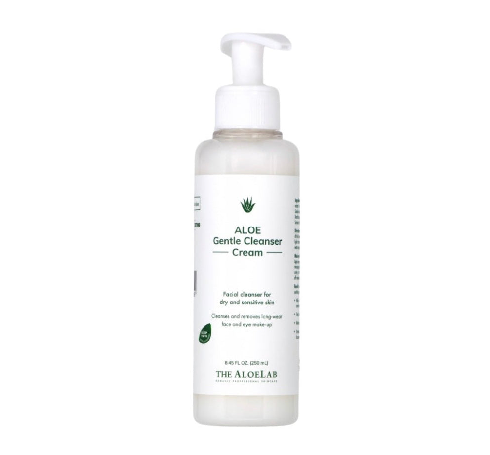 Aloe Lab Gentle Cream Cleanser for Dry & Sensitive Skin | Hydrating Daily Face Wash