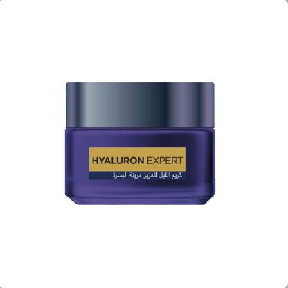 L’Oréal Paris Hyaluron Expert Night Cream – Hydrating Night Moisturizer with Hyaluronic Acid