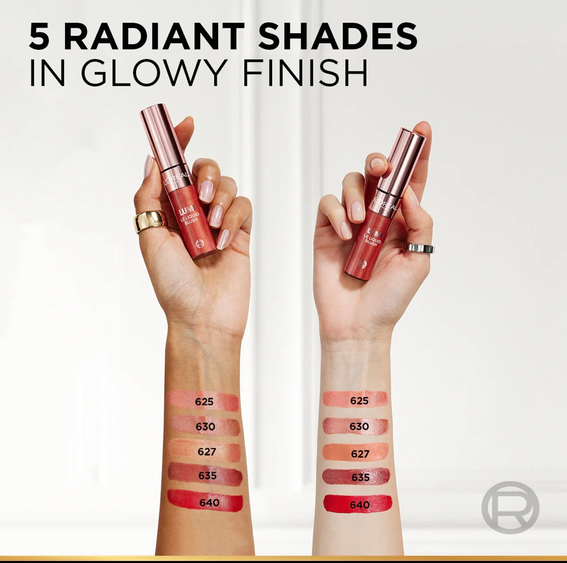 L’Oréal Paris Lumi Le Liquid Blush with a Glossy Radiant Natural Blush Finish Weightless and Buildable 11ml