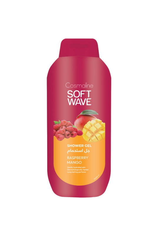 Cosmaline Soft Wave Shower Gel- Raspberry, Mango