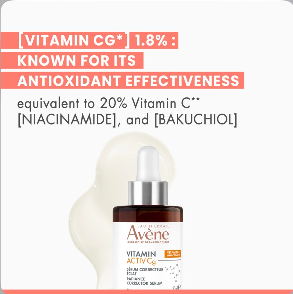 Avène Vitamin Cg Serum+ Free Hydrance Aqua Gel