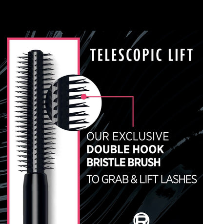 L’Oréal Paris Telescopic Lift Washable Mascara Lengthening & Volumizing, Lash Lift with up to 36H wear