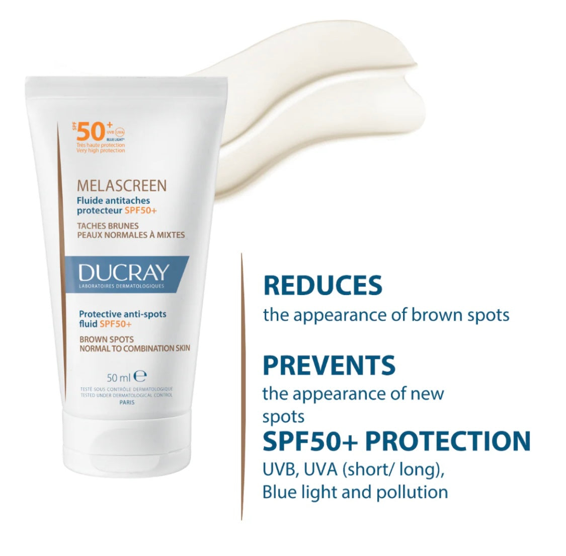 Ducray Melascreen Protective Anti-Spots Fluid spf 50+ 50ml