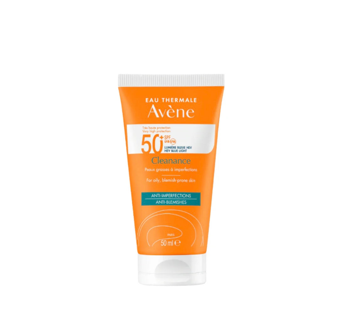 Avène Cleanance Sunscreen SPF 50+ – High Protection for Oily & Acne-Prone Skin