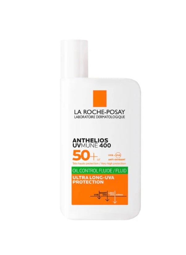 La Roche Posay Anthelios UVMune 400 Oil Control Invisible Fluid Sunscreen SPF 50+ Oily Skin 50ml