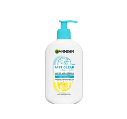 Garnier Fast Clear Gentle Hydrating Cleanser – Face Wash for Acne-Prone Skin 250ml