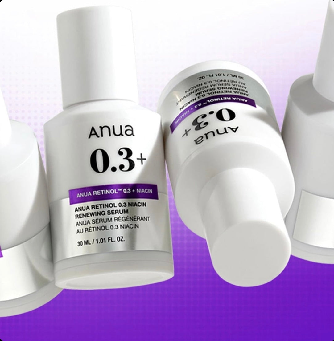 Anua 0.3% Retinol + Niacinamide Serum – Anti-Aging & Skin Smoothing Treatment