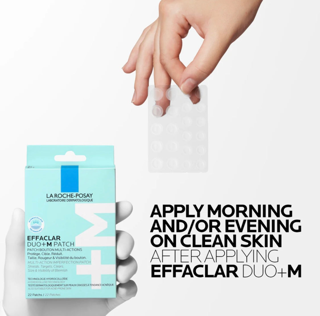 La Rohce Posay Effaclar Duo+M 3H Spot Patches for Acne Prone Skin
