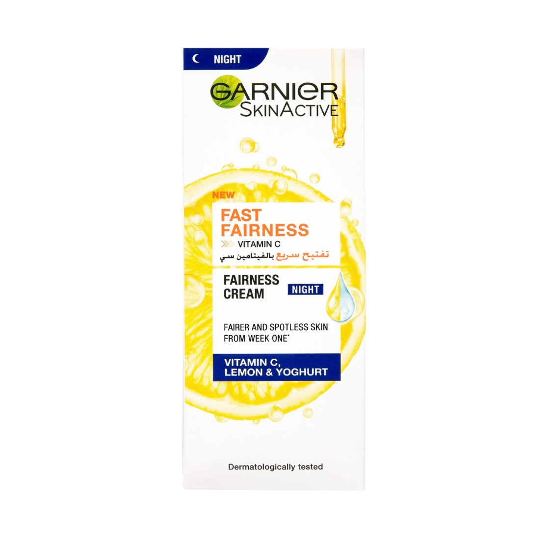 Garnier Fast Bright Vitamin C Brightening Night Cream – Even Skin Tone & Radiance Boost for All Skin Types
