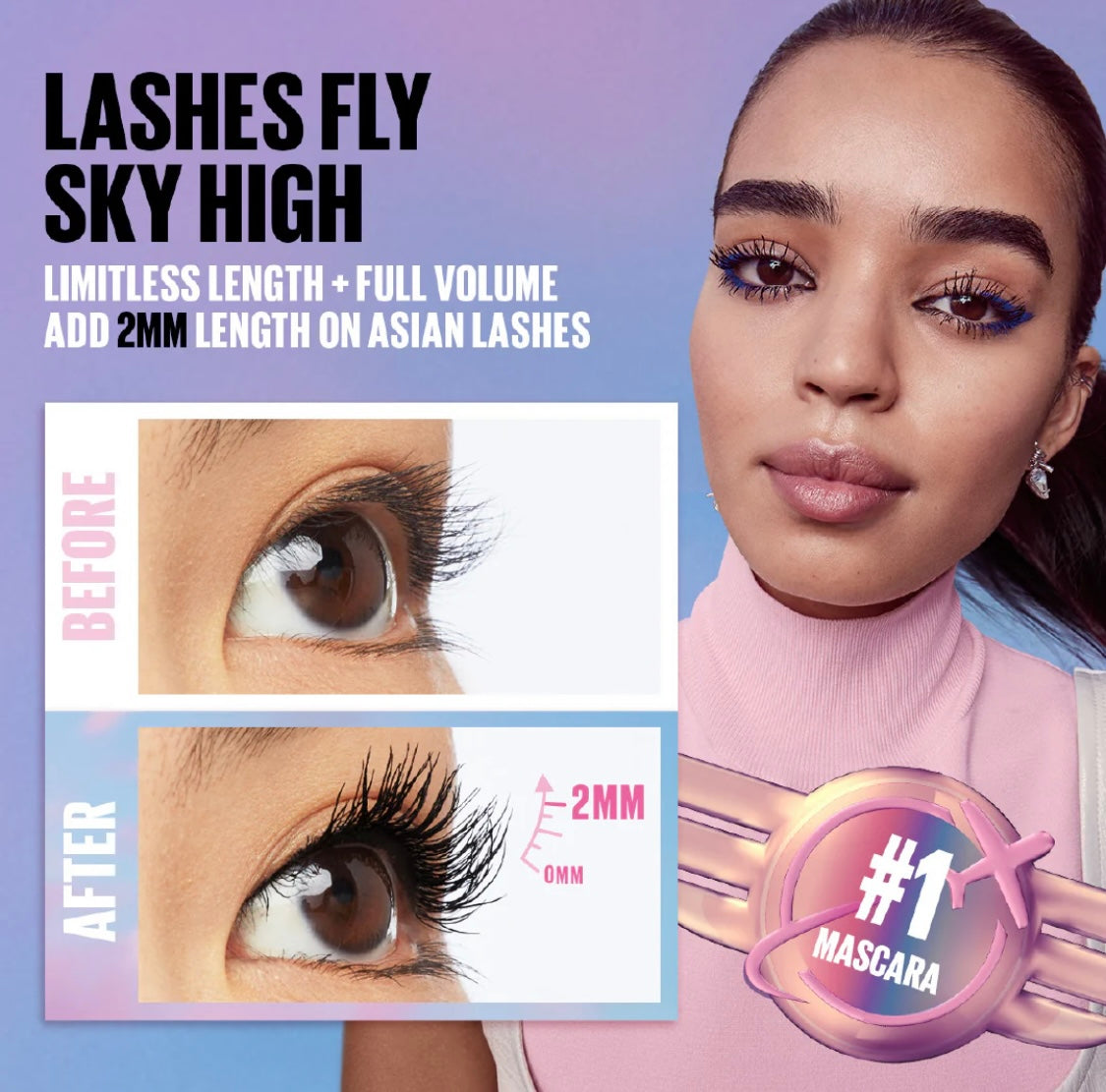 Maybelline Lash Sensational Sky High Mascara - Volumizing & Lengthening