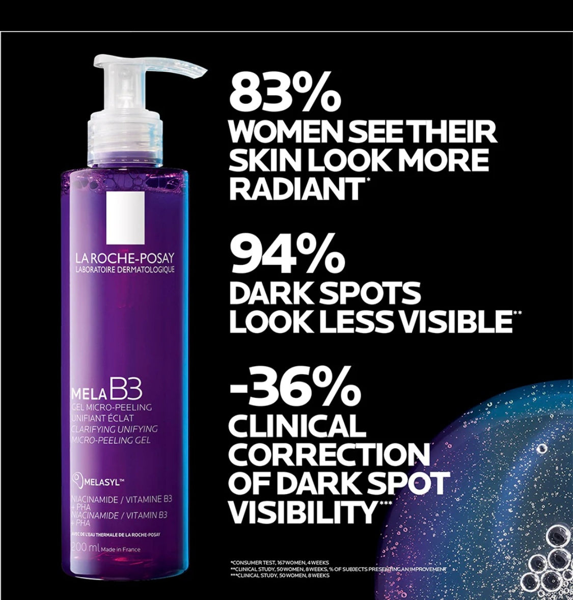 La Roche Posay MelaB3 Anti-dark spots Cleanser with Niacinamide 200ml