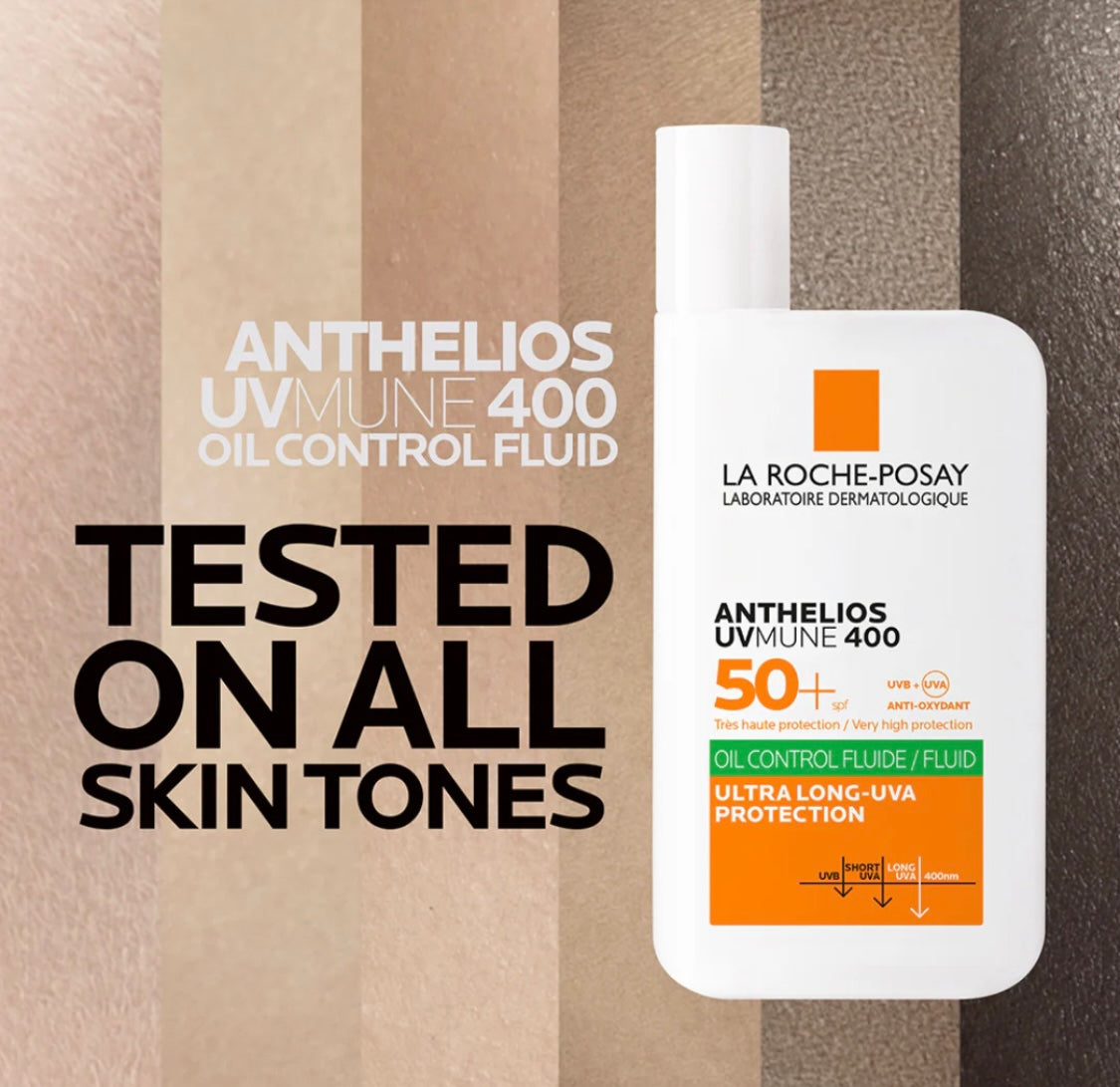 La Roche Posay Anthelios UVMune 400 Oil Control Invisible Fluid Sunscreen SPF 50+ Oily Skin 50ml