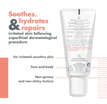 Avène Cicalfate Hydrating Repairing Emulsion – Repairing Moisturizer for Damaged Skin