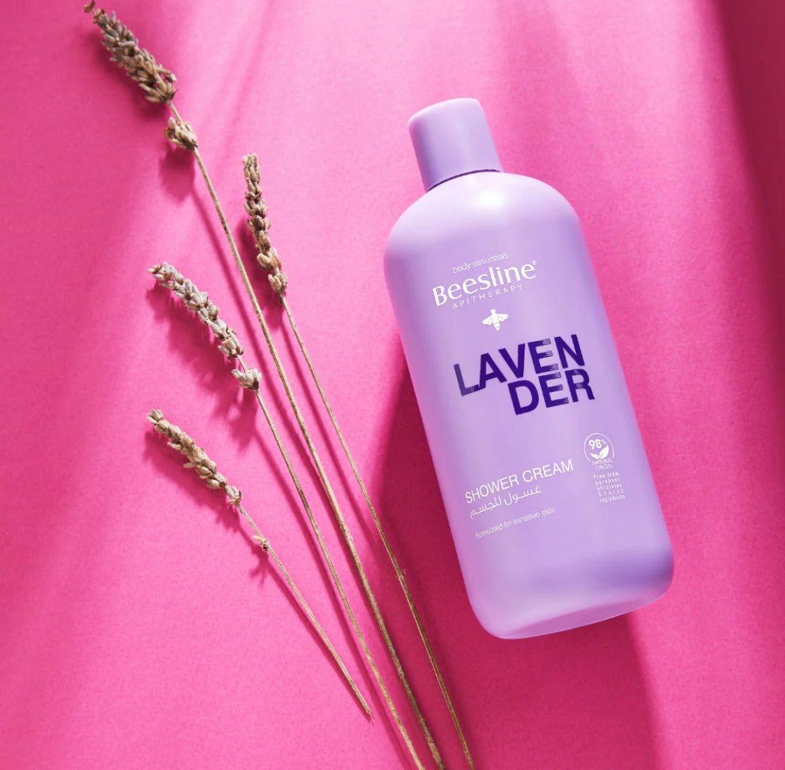 Beesline Lavender Shower Cream | Soothing & Hydrating Body Wash