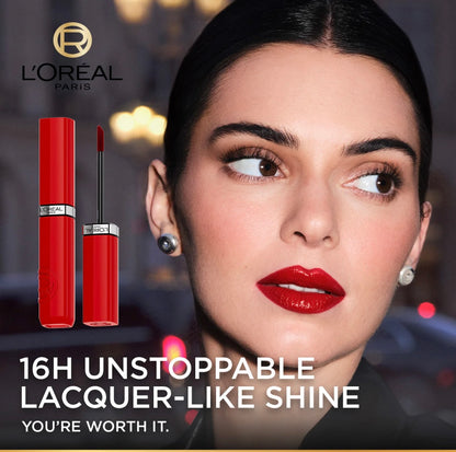 L’Oréal Paris Infallible Laque Resistance Liquid Lipstick 16H Lacquer-Like Shine Finish Longwear & Transfer Resistant 5ml