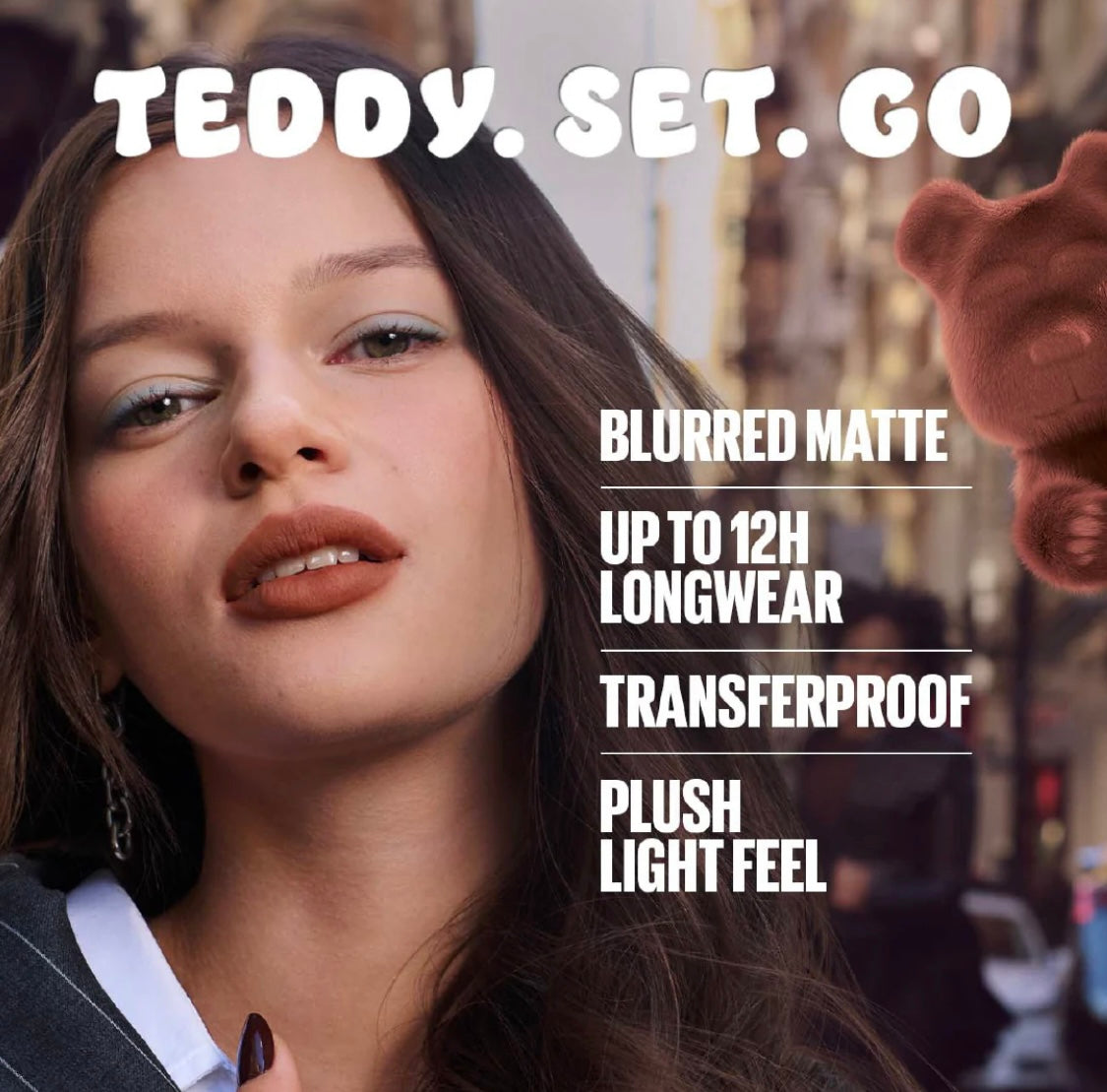Maybelline Super Stay Teddy Tint Soft Blurred Matte Lip Tint 12H Long Wear Transfer Proof