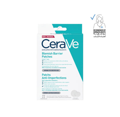 CeraVe Acne Control Pimple Patches – Hydrocolloid Blemish Spots with Essential Ceramides