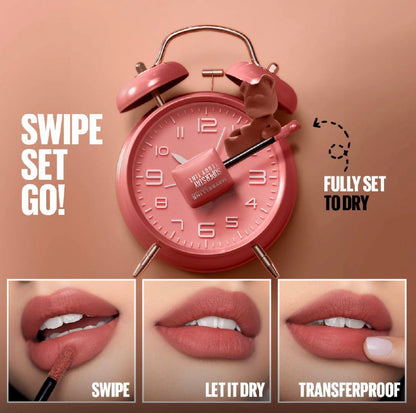 Maybelline Super Stay Teddy Tint Soft Blurred Matte Lip Tint 12H Long Wear Transfer Proof
