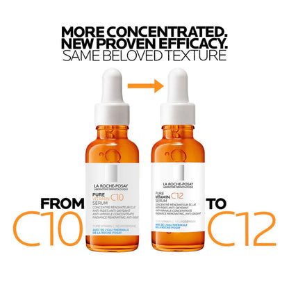 La Roche Posay 12% Pure Vitamin C Anti-aging Face Serum for All Skin Types 30ml