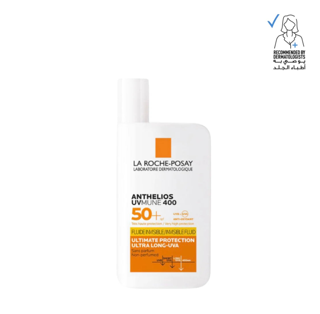 La Roche Posay Anthelios UVmune invisible fluid sunscreen