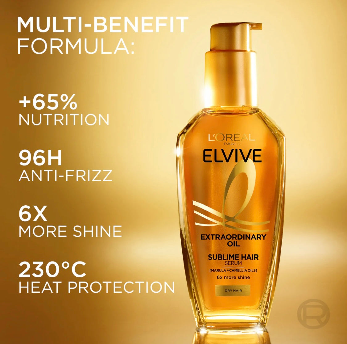 L’Oréal Paris Elvive Extraordinary Oil Treatment Serum for Dry Hair-100ml