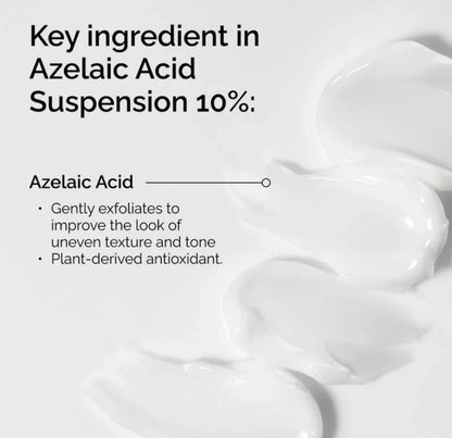 The Ordinary Azelaic Acid Suspension 10% – Brightening Cream for Uneven Skin Tone & Blemishes