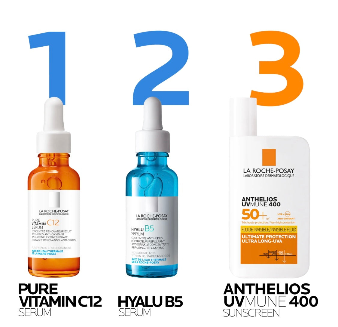 La Roche Posay 12% Pure Vitamin C Anti-aging Face Serum for All Skin Types 30ml