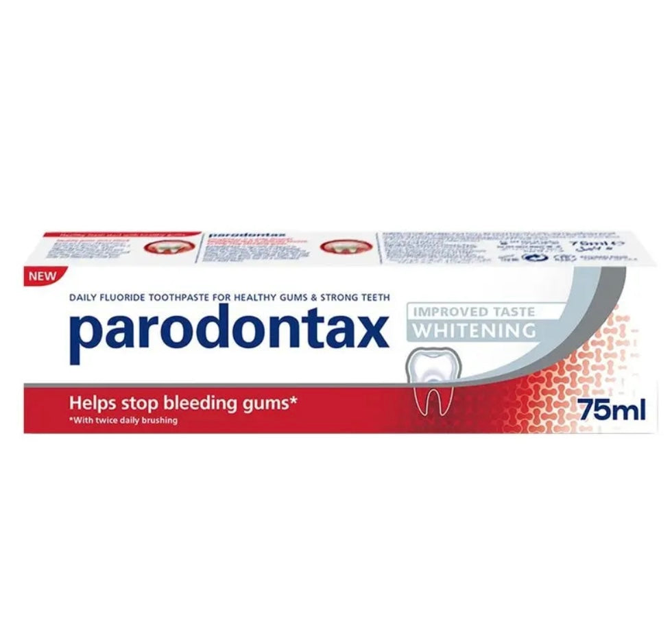 Parodontax Improved Taste Whitening Toothpaste – Gum Care & Whitening Protection