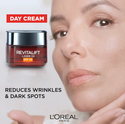 L’Oréal Paris Revitalift Laser Renew Day Cream – Anti-Aging Moisturizer for Wrinkles & Firmness-spf 25